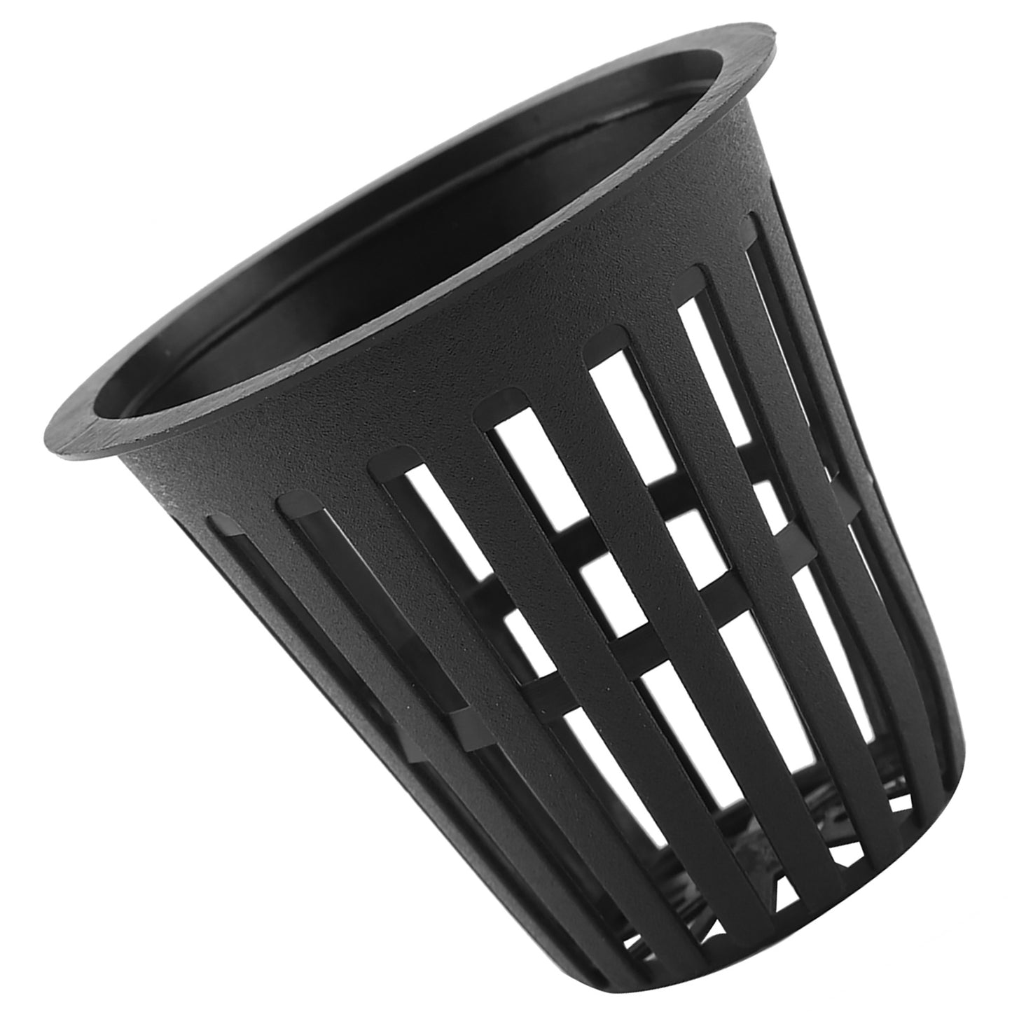 10pcs/Set Durable Safe Plastic Hydroponic Basket Cup for Garden Balcony Planting(Black)