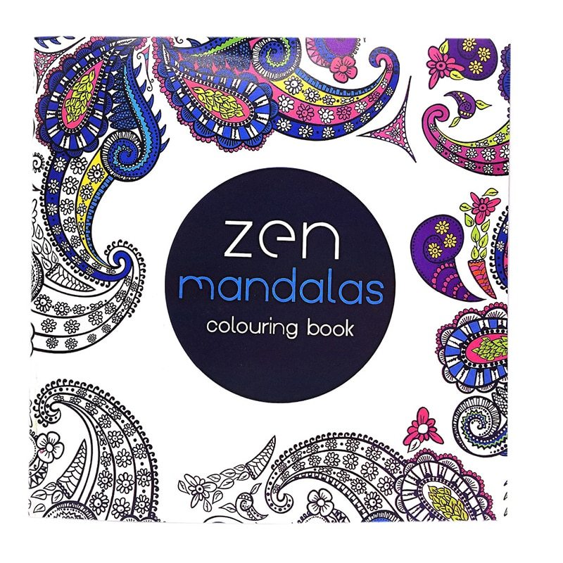 Secret zen garden coloring book