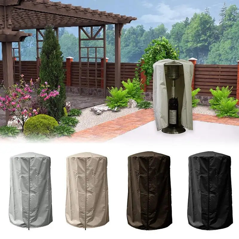 Patio Heater Cover Outdoor Waterproof Rainproof Heater Dust Cover For Home Garden Outside Heater Cover Protection