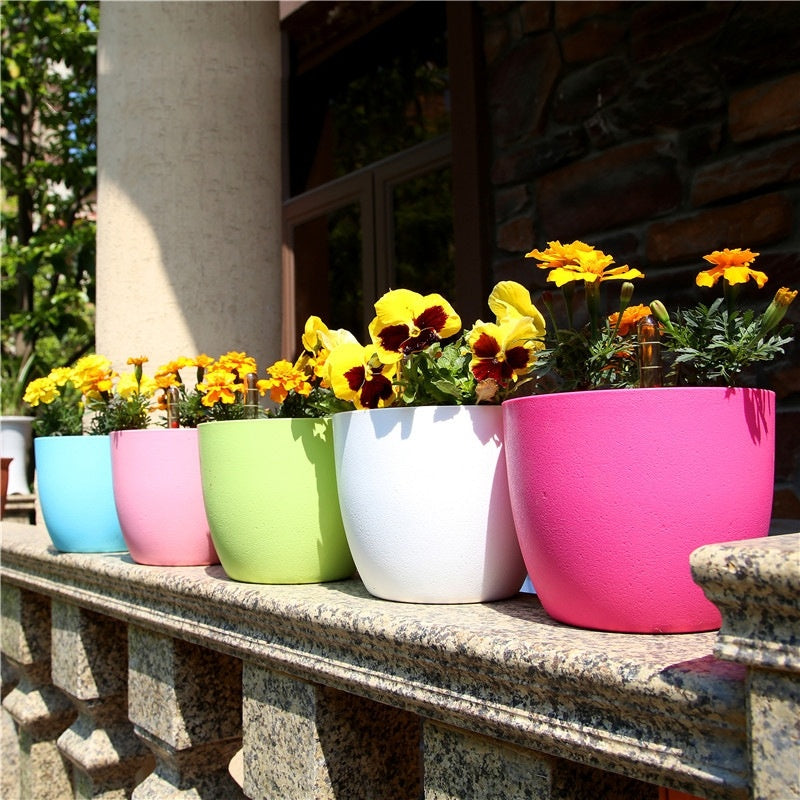 Plastic Circular Flower Pots