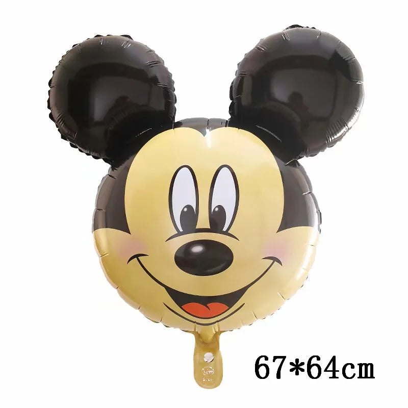 Giant Mickey Minnie Mouse Balloons Disney Cartoon Foil Balloon Baby Shower Birthday Party Decorations Kids Classic Toys Air Gift