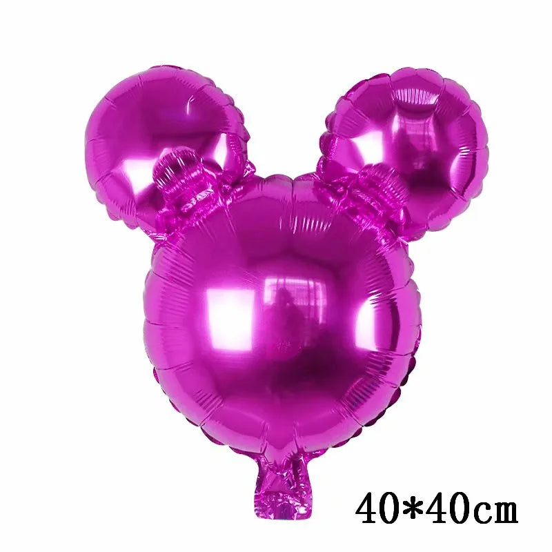 Giant Mickey Minnie Mouse Balloons Disney Cartoon Foil Balloon Baby Shower Birthday Party Decorations Kids Classic Toys Air Gift