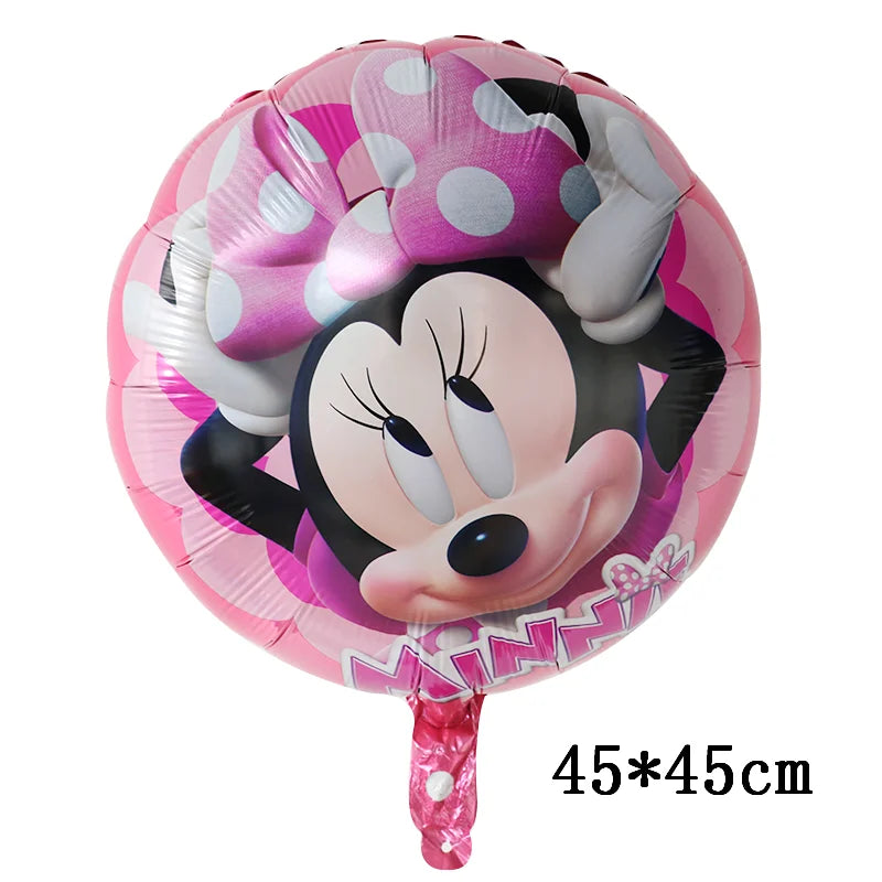 Giant Mickey Minnie Mouse Balloons Disney Cartoon Foil Balloon Baby Shower Birthday Party Decorations Kids Classic Toys Air Gift