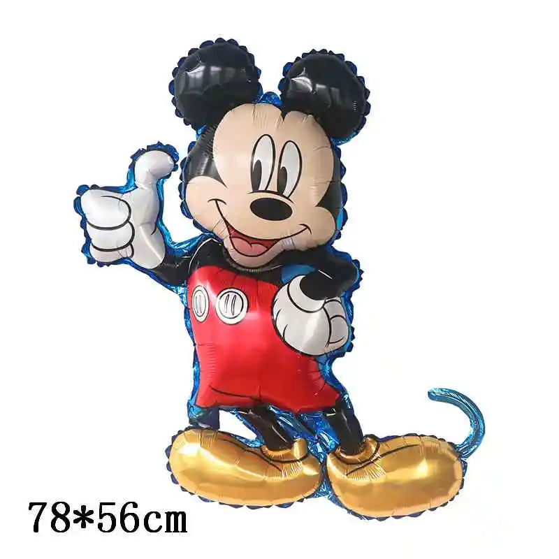 Giant Mickey Minnie Mouse Balloons Disney Cartoon Foil Balloon Baby Shower Birthday Party Decorations Kids Classic Toys Air Gift