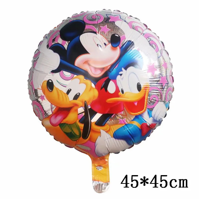 Giant Mickey Minnie Mouse Balloons Disney Cartoon Foil Balloon Baby Shower Birthday Party Decorations Kids Classic Toys Air Gift