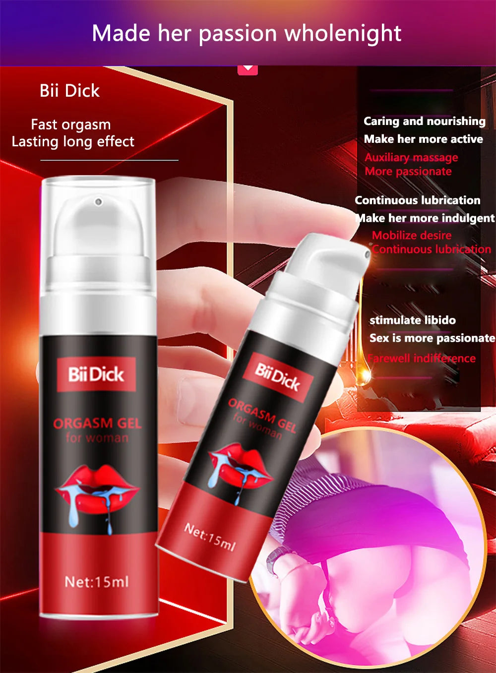 Female Fast Sex Stimulant Aphrodisiac Female Orgasm Gel Orgasm Spray Enhance Female Vaginal Tightening Libido Spray