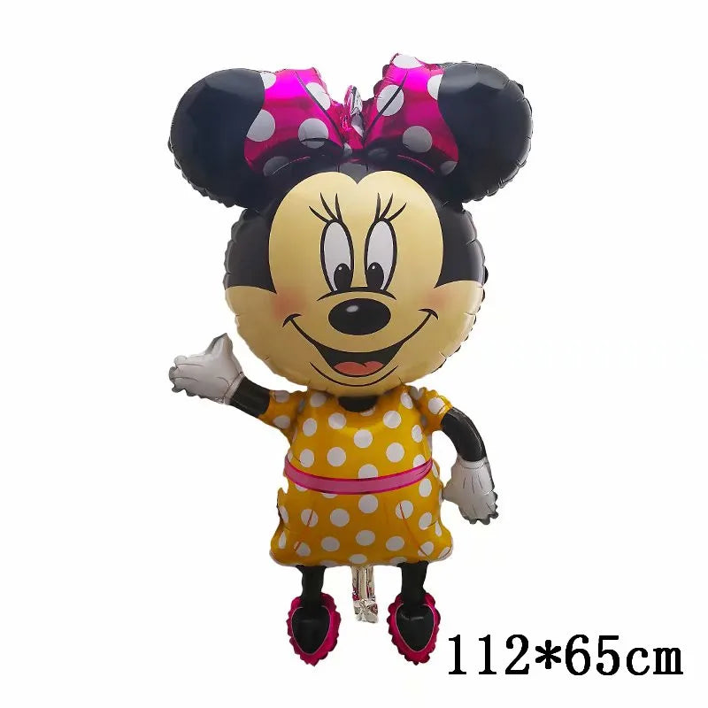 Giant Mickey Minnie Mouse Balloons Disney Cartoon Foil Balloon Baby Shower Birthday Party Decorations Kids Classic Toys Air Gift