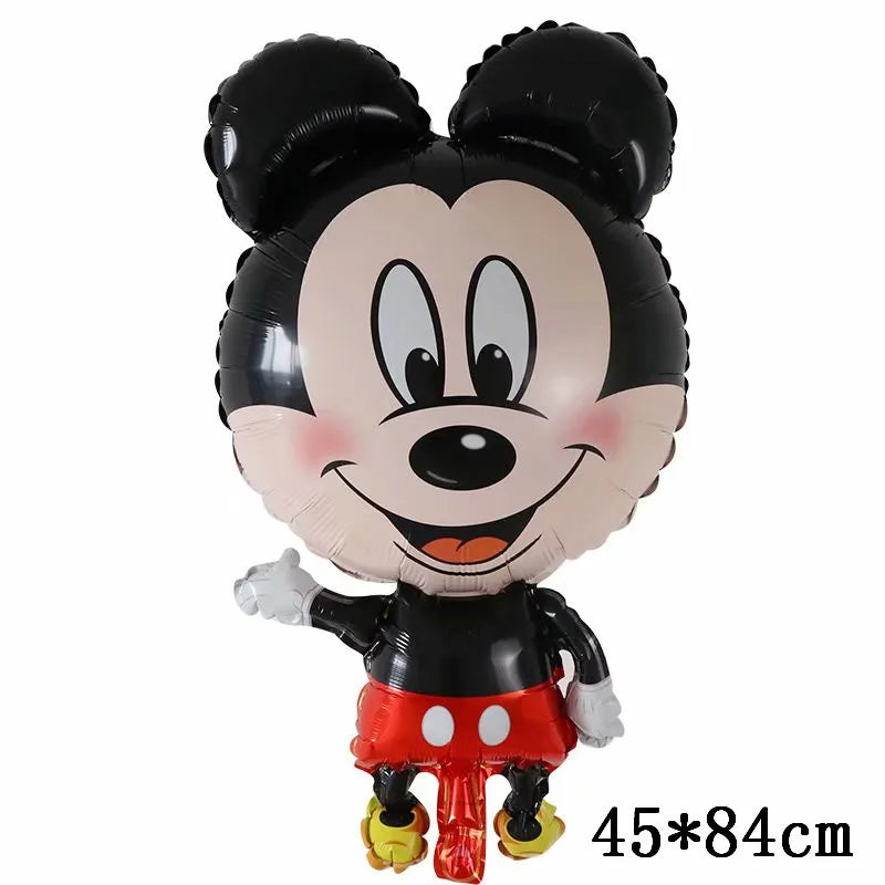 Giant Mickey Minnie Mouse Balloons Disney Cartoon Foil Balloon Baby Shower Birthday Party Decorations Kids Classic Toys Air Gift