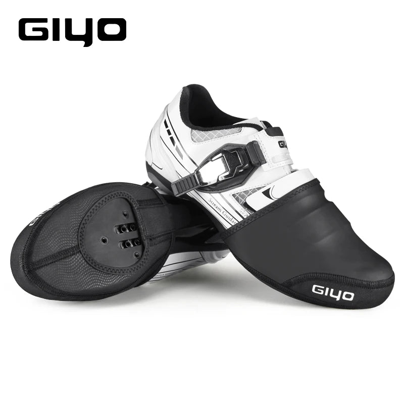 GIYO Winter Warmer Bicycle Toe Covers Bike Shoes Covers Running Rainproof Windproof Cycling Overshoes Man Woman MTB Road Booties