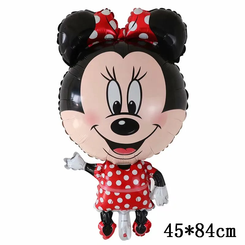 Giant Mickey Minnie Mouse Balloons Disney Cartoon Foil Balloon Baby Shower Birthday Party Decorations Kids Classic Toys Air Gift