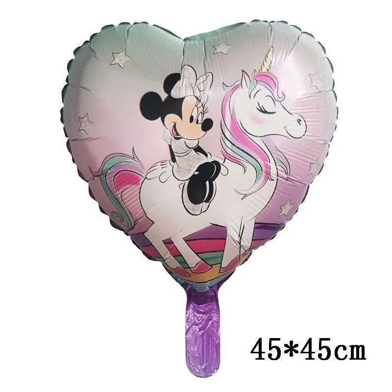 Giant Mickey Minnie Mouse Balloons Disney Cartoon Foil Balloon Baby Shower Birthday Party Decorations Kids Classic Toys Air Gift