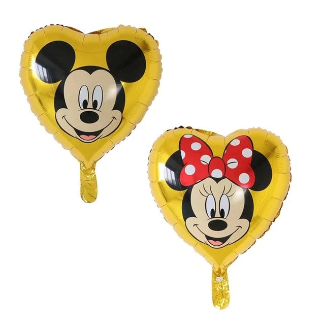 Giant Mickey Minnie Mouse Balloons Disney Cartoon Foil Balloon Baby Shower Birthday Party Decorations Kids Classic Toys Air Gift