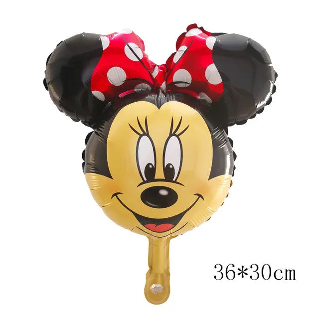 Giant Mickey Minnie Mouse Balloons Disney Cartoon Foil Balloon Baby Shower Birthday Party Decorations Kids Classic Toys Air Gift