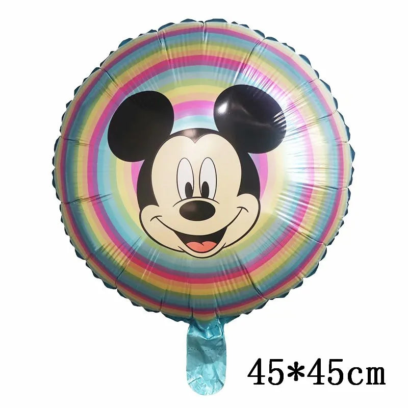 Giant Mickey Minnie Mouse Balloons Disney Cartoon Foil Balloon Baby Shower Birthday Party Decorations Kids Classic Toys Air Gift