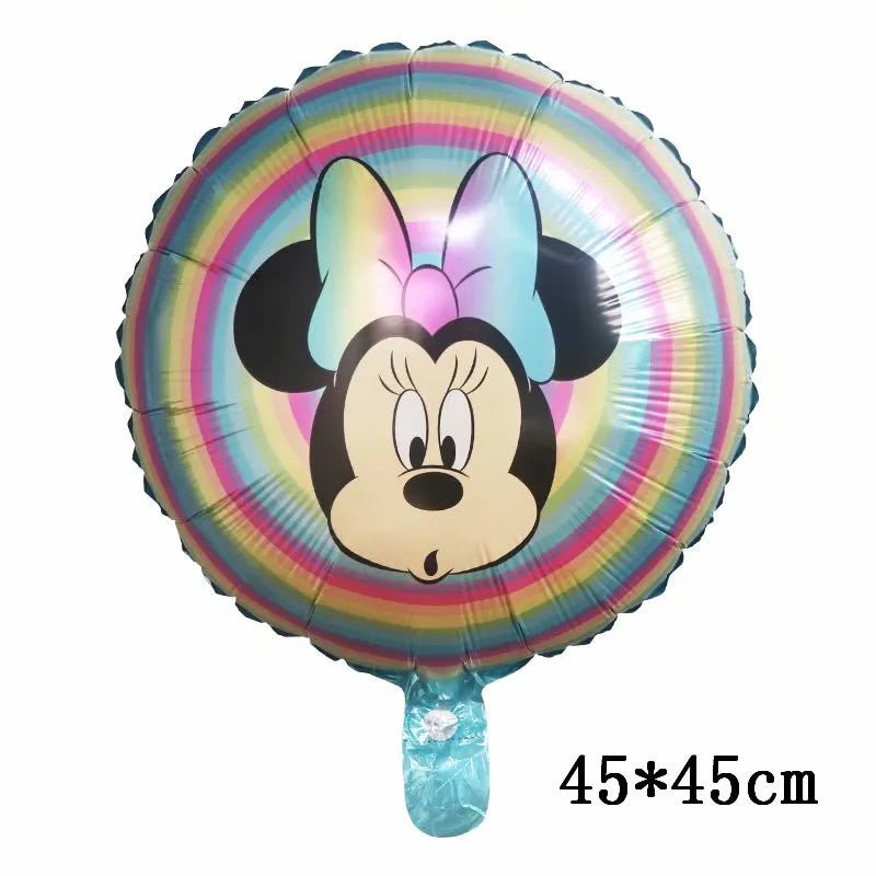 Giant Mickey Minnie Mouse Balloons Disney Cartoon Foil Balloon Baby Shower Birthday Party Decorations Kids Classic Toys Air Gift