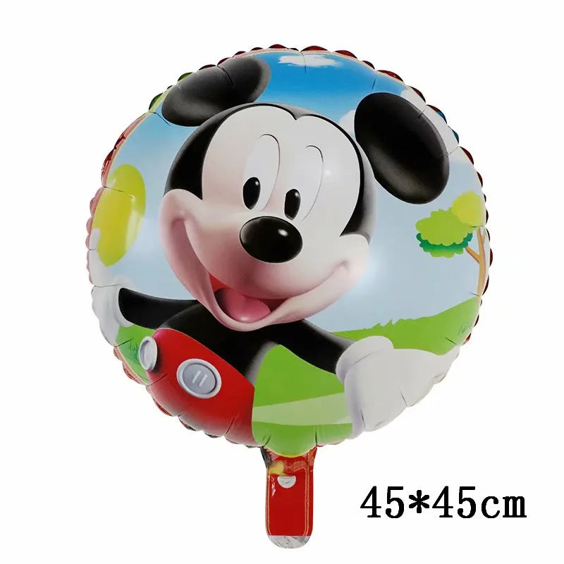 Giant Mickey Minnie Mouse Balloons Disney Cartoon Foil Balloon Baby Shower Birthday Party Decorations Kids Classic Toys Air Gift