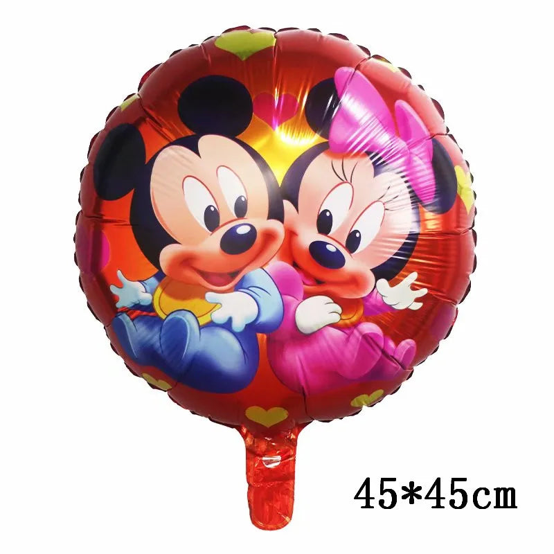 Giant Mickey Minnie Mouse Balloons Disney Cartoon Foil Balloon Baby Shower Birthday Party Decorations Kids Classic Toys Air Gift