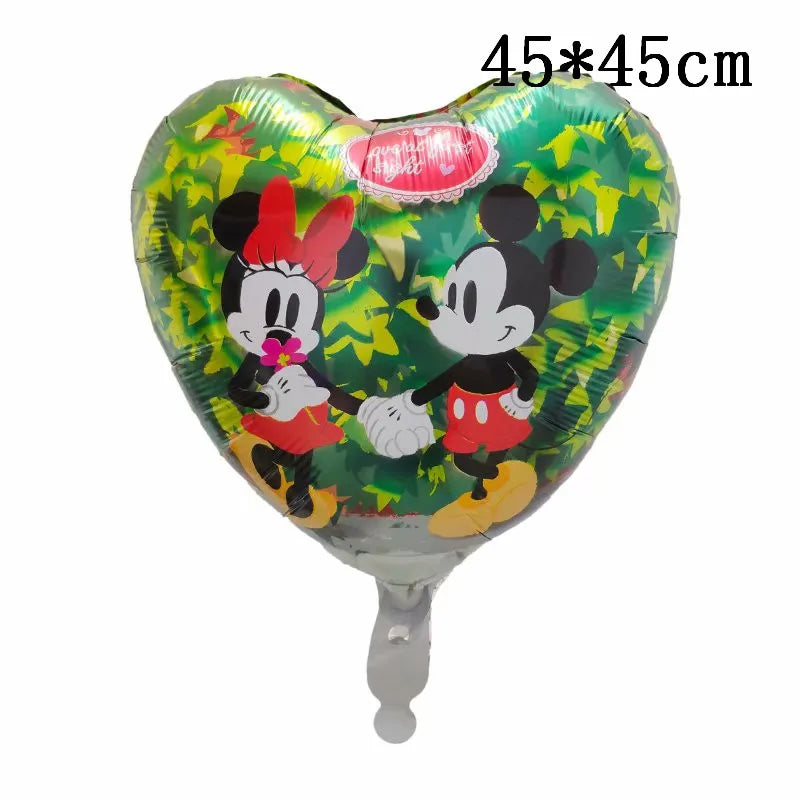 Giant Mickey Minnie Mouse Balloons Disney Cartoon Foil Balloon Baby Shower Birthday Party Decorations Kids Classic Toys Air Gift