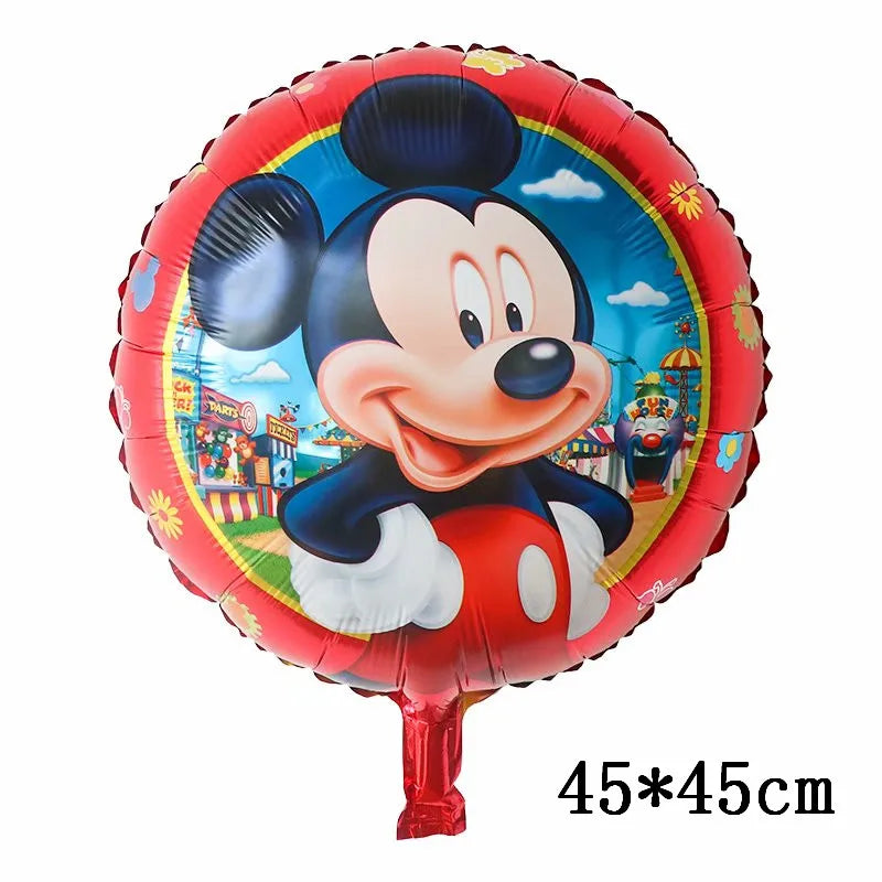 Giant Mickey Minnie Mouse Balloons Disney Cartoon Foil Balloon Baby Shower Birthday Party Decorations Kids Classic Toys Air Gift