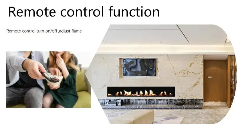 3D Atomizing Fireplace For Living Room Multi-color Fake Flame Electronic Fireplace Home Remote Control Water Steam Fireplace