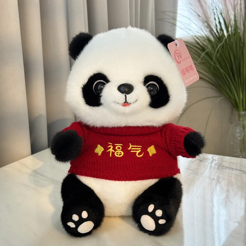 Hot Plush Stuffed Toy Panda Baby Cute Plush Doll Kawaii Panda Boys and Girls Birthday Children's Day Gift Room Decoration