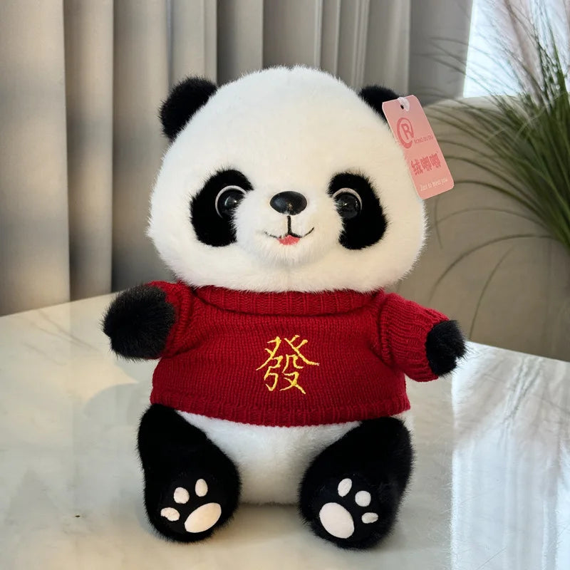 Hot Plush Stuffed Toy Panda Baby Cute Plush Doll Kawaii Panda Boys and Girls Birthday Children's Day Gift Room Decoration