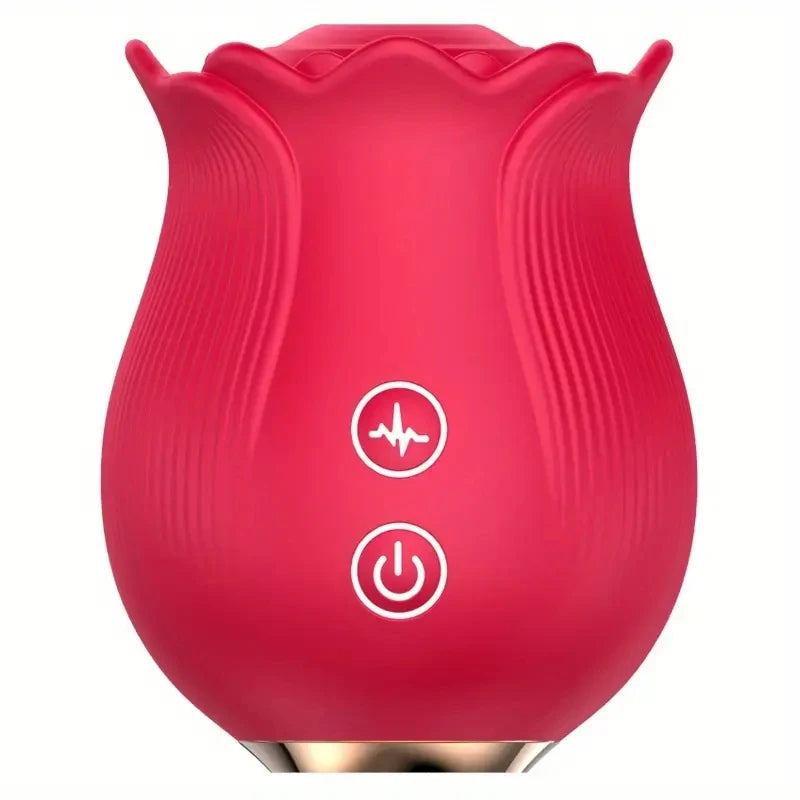 Rose Vibrator Sex Toys Adult Toys, Rose Vibrator Female Sex ToysWith 12 Sucking Modes, G-Spot Vibrator Adult Sex Toys