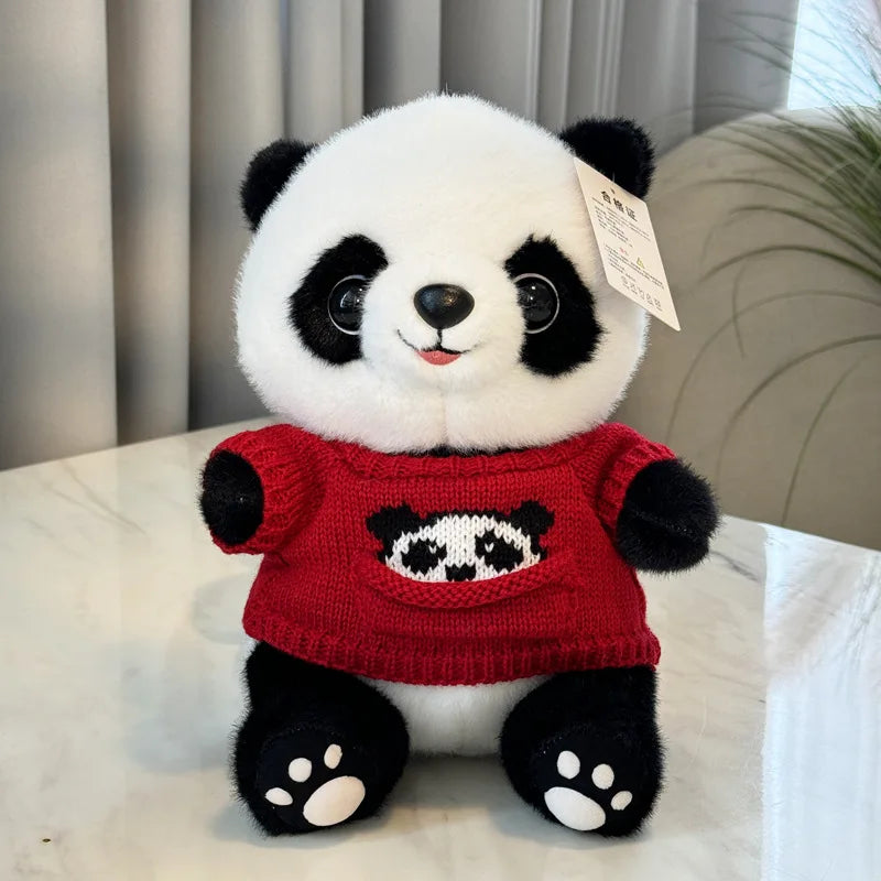 Hot Plush Stuffed Toy Panda Baby Cute Plush Doll Kawaii Panda Boys and Girls Birthday Children's Day Gift Room Decoration