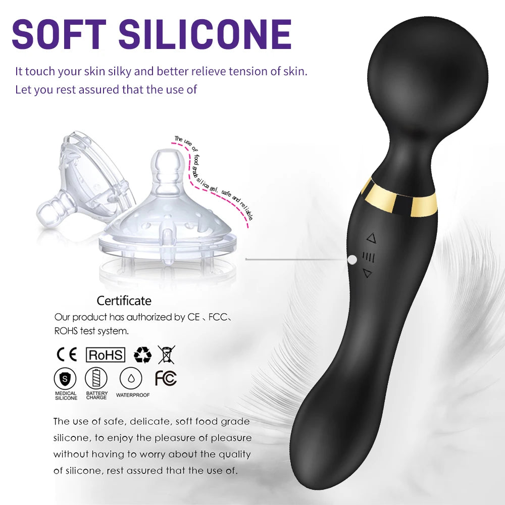 Powerful Wand Vibrators for Women Dildos AV Vibrator Magic Wand G Spot Massager Sex Toys Clitoris Stimulator Big AV for Adult 18