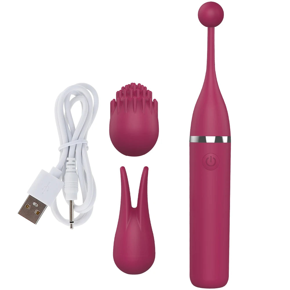 Powerful Three In One G Spot Vibrator Clitoris Vagina Massager Realistic of Oral Licking Nipple Stimulator Sex Toys for Women 18