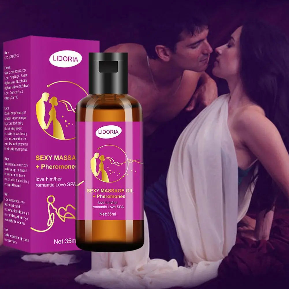 Pheromones Body Massage Oil Adult Natural Plant Rose Essence Romantic Couples Men And Women Can Use Push Oil