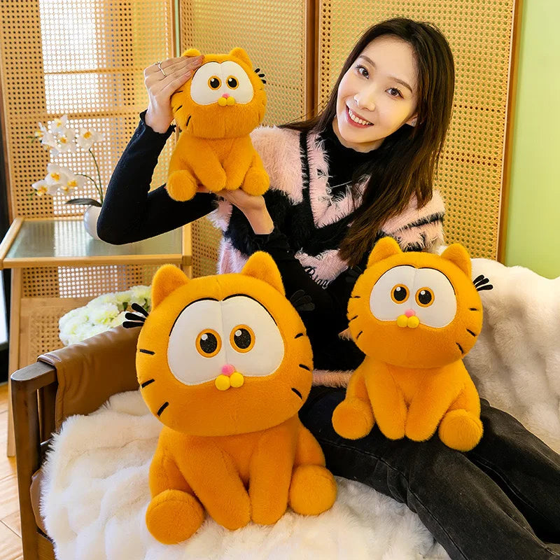 25Cm Cartoon Anime Garfield Plsuh Toy Down Cottn Filling Baby Appease and Accompany Doll Kawaii Room Decoration Children's Gifts