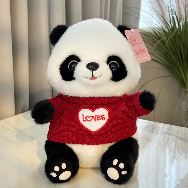 Hot Plush Stuffed Toy Panda Baby Cute Plush Doll Kawaii Panda Boys and Girls Birthday Children's Day Gift Room Decoration