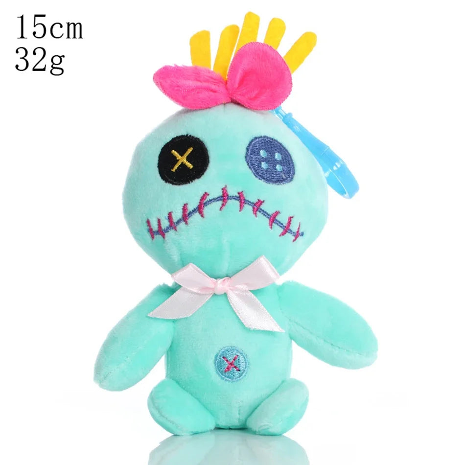 Disney Cartoon Blue Pink Stitch Plush Dolls Anime Toys Lilo and Stitch 20CM Stich Plush Stuffed Toys Christmas Gifts for Kids