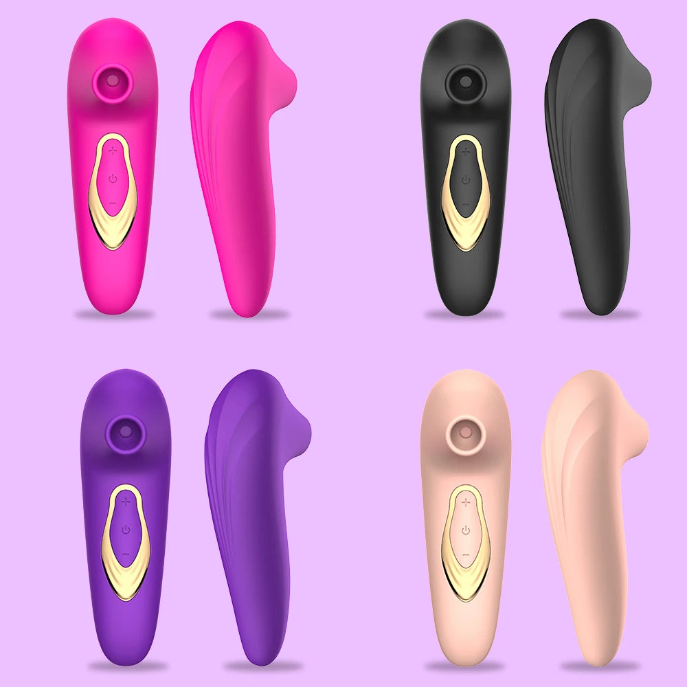 Sucking Tongue Vibrator For Women Powerful Clitoris Nipples Suction Stimulator 10 Vibration Modes Clitoral Massager Waterproof