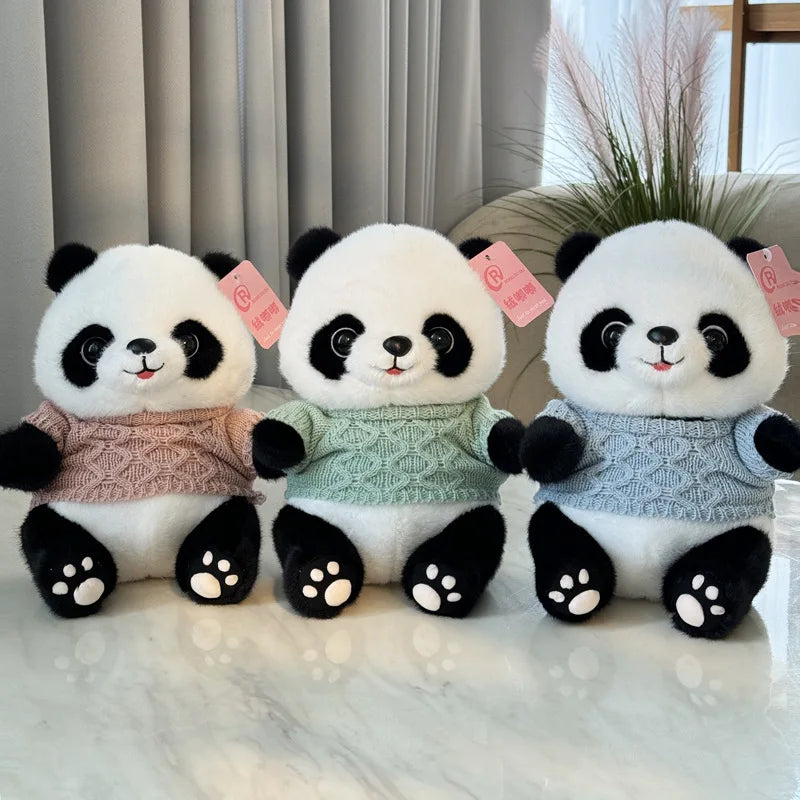 Hot Plush Stuffed Toy Panda Baby Cute Plush Doll Kawaii Panda Boys and Girls Birthday Children's Day Gift Room Decoration