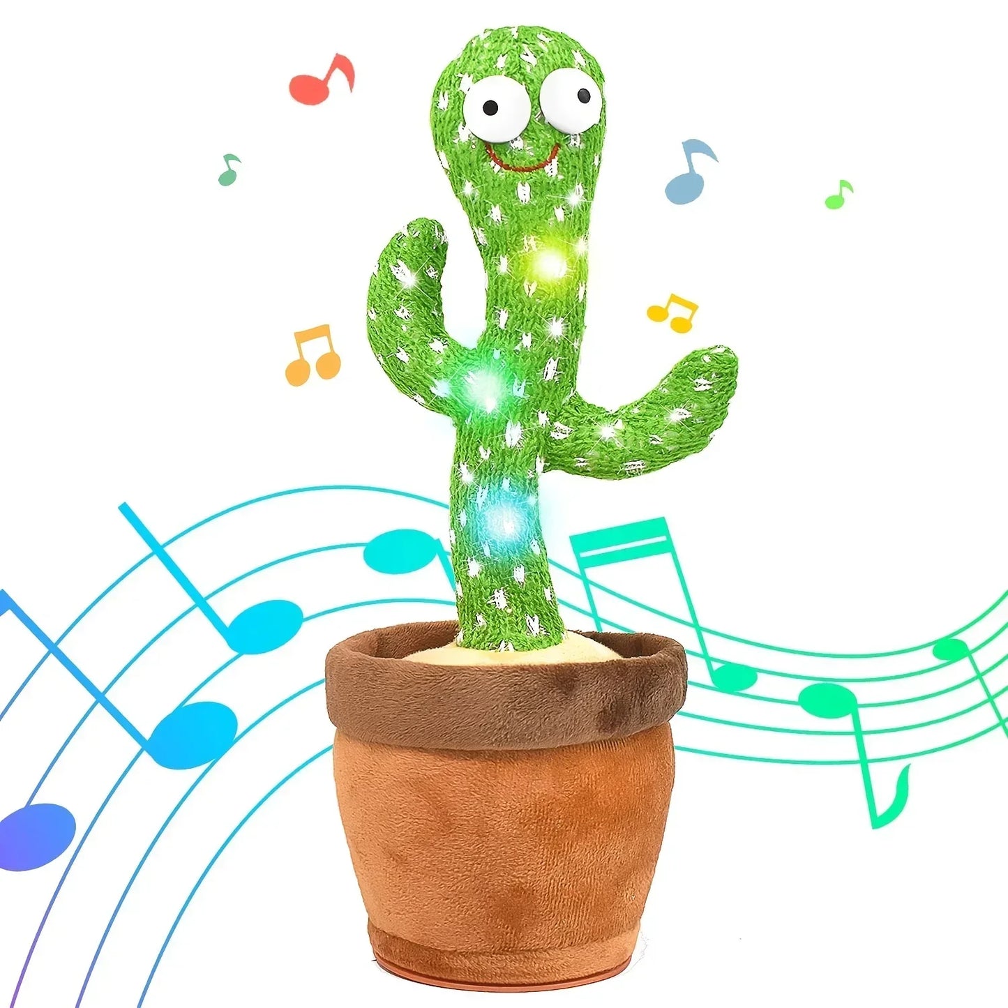 1pc Electronic Plush Toy Home Decoration for Children Xmas Gifts Dancing Talking Cactus Toys for Baby Boys and Girls