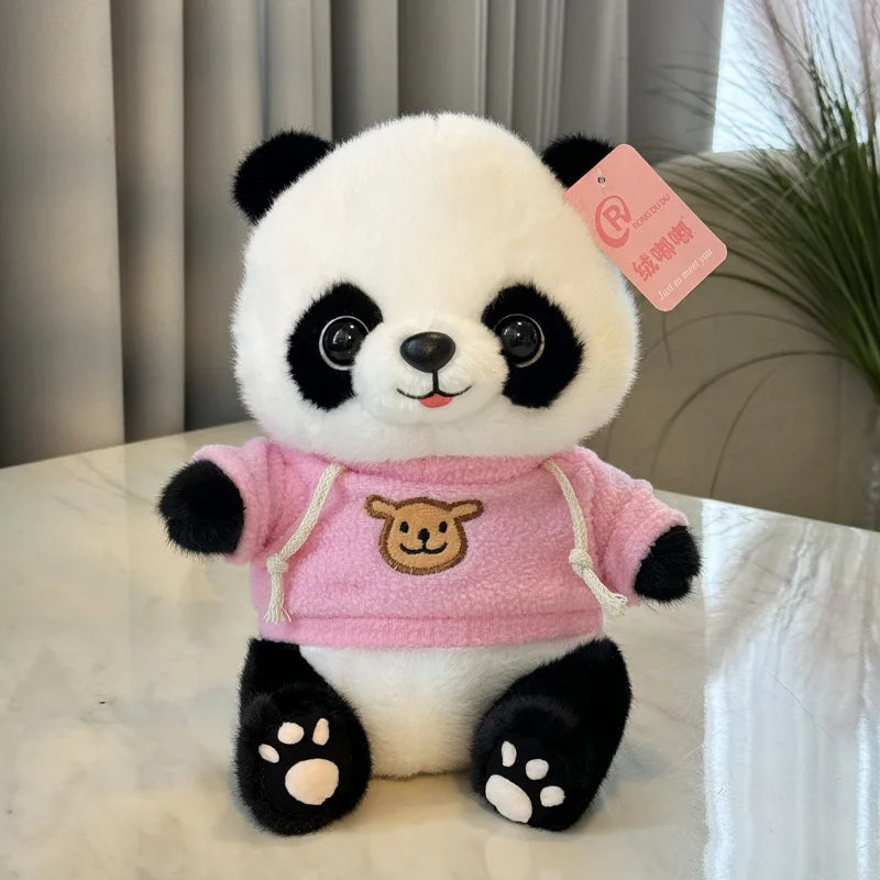 Hot Plush Stuffed Toy Panda Baby Cute Plush Doll Kawaii Panda Boys and Girls Birthday Children's Day Gift Room Decoration