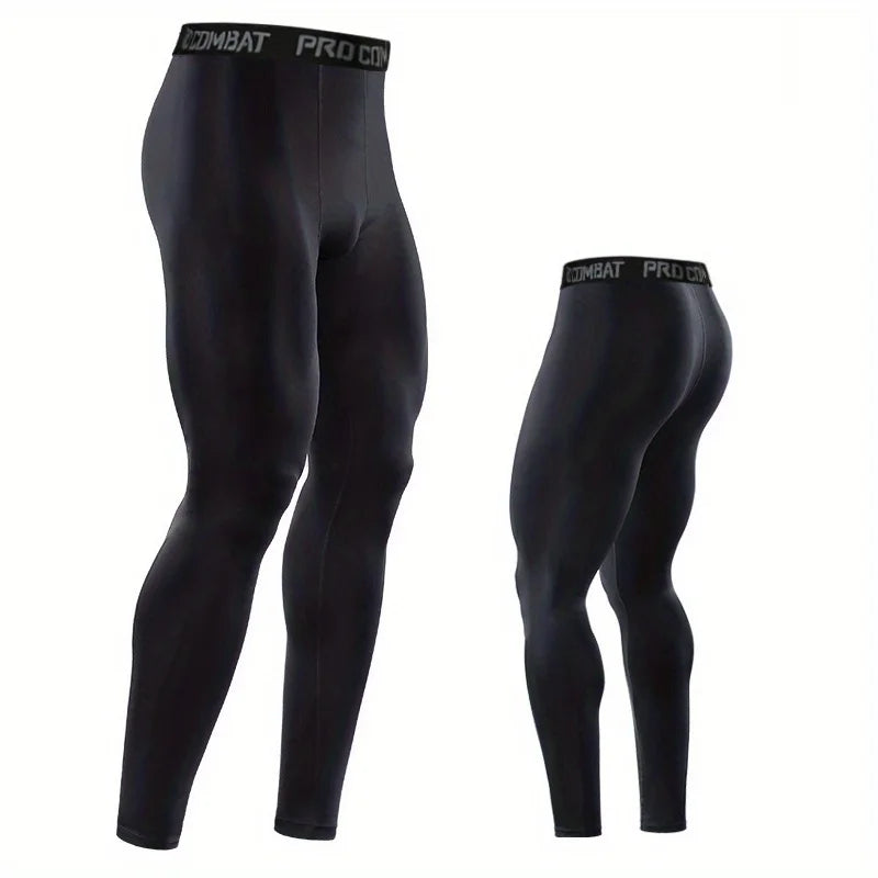 High-Performance Compression Leggings for Men Fitness Workouts Tights for Enhanced Fitness Performance and Running Comfort