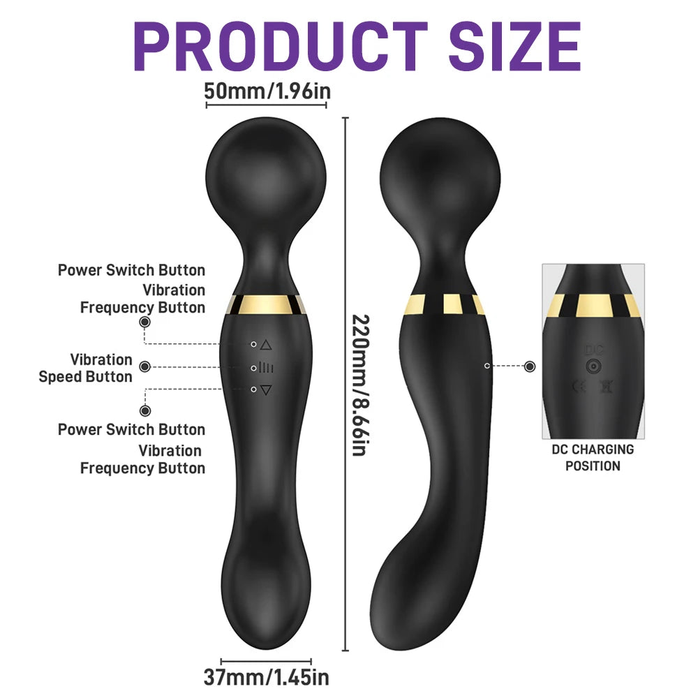 Powerful Wand Vibrators for Women Dildos AV Vibrator Magic Wand G Spot Massager Sex Toys Clitoris Stimulator Big AV for Adult 18