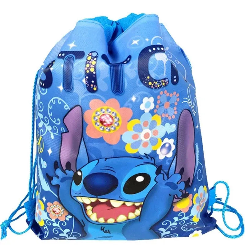 Disney Lilo&Stitch Anime Backpack Drawstring Bag Stitch Party Decorations Gift Bag Kid Birthday Party Baby Shower Supplies Gifts