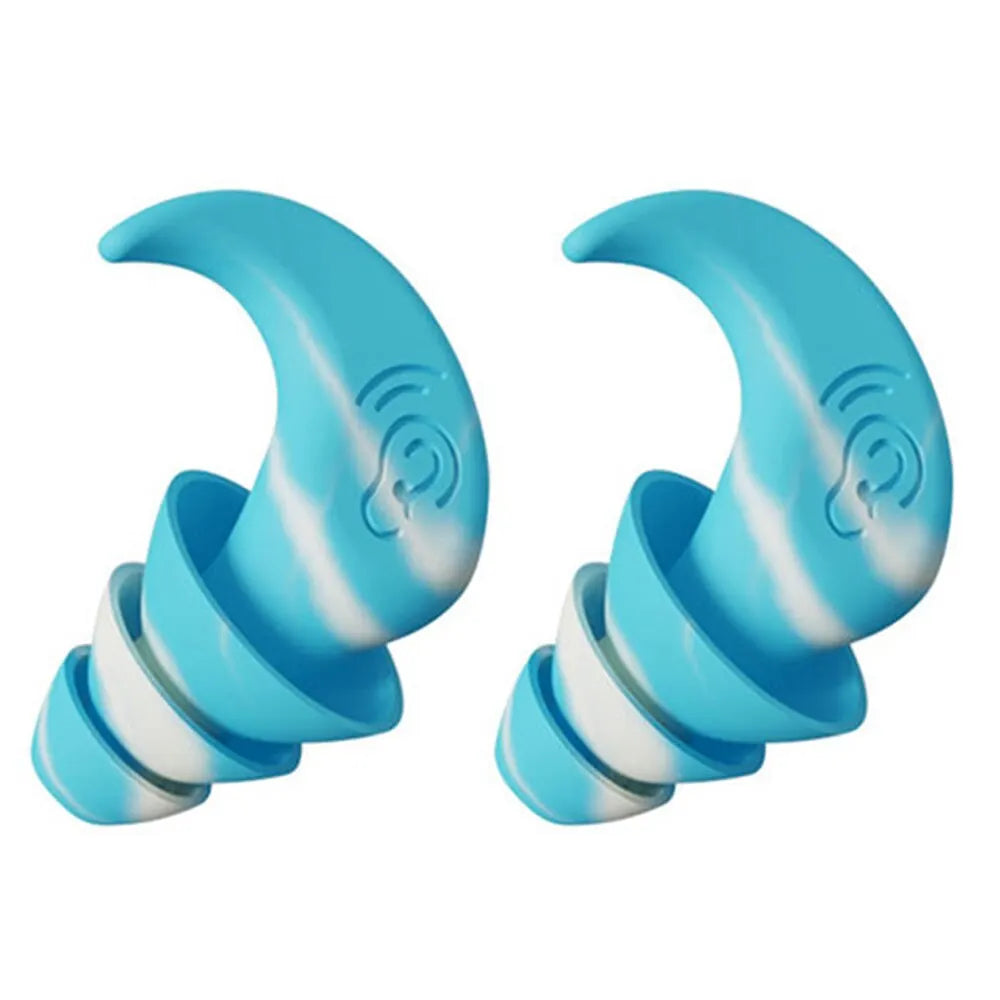 Anti Noise Silicone Earplugs Waterproof Swimming Ear Plugs For Sleeping Diving Surf Soft Comfort Natation Swimming Ear Protector