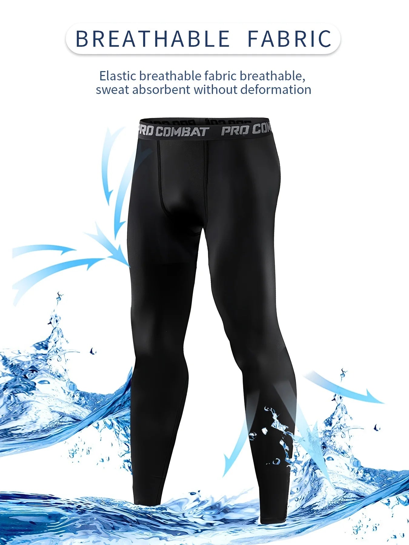 High-Performance Compression Leggings for Men Fitness Workouts Tights for Enhanced Fitness Performance and Running Comfort