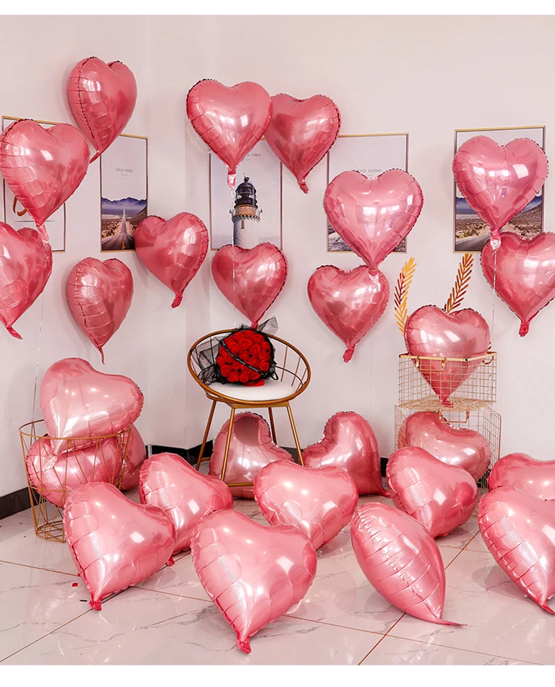 10/50/100Pcs Wedding Decoration Love Balloons Valentine's Day Romantic Proposal Christmas DIY Birthday Party Ornament Balloons