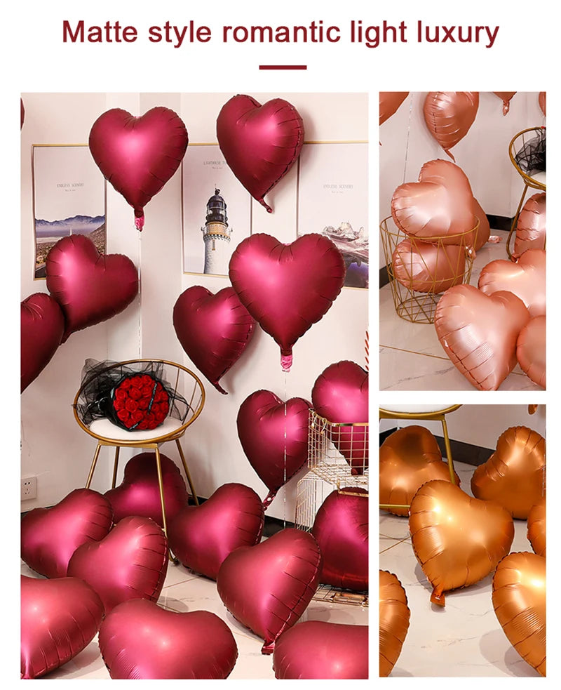 10/50/100Pcs Wedding Decoration Love Balloons Valentine's Day Romantic Proposal Christmas DIY Birthday Party Ornament Balloons