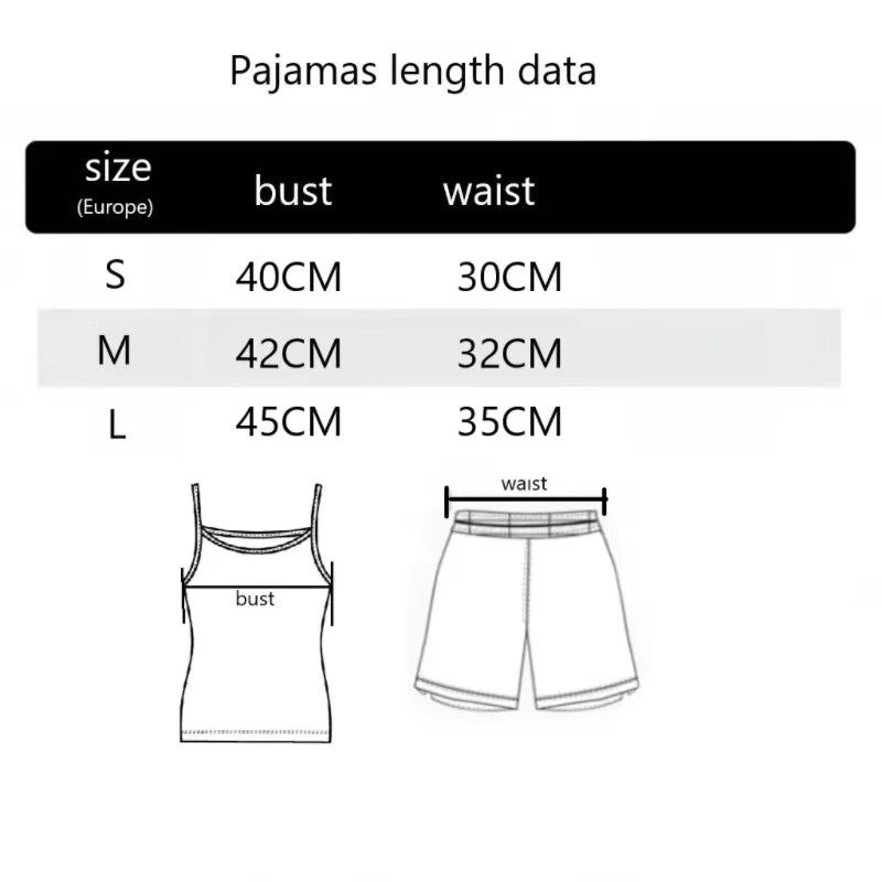 2 PCS Women Pajama Sleepwear Pajama Set Short-Sleeved Shorts Suit S M L Blue Moon Star Print Ventilate Soft Comfort Home Leisure