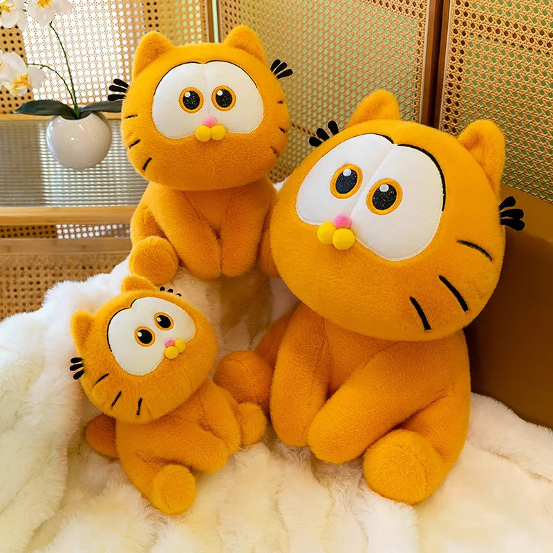 25Cm Cartoon Anime Garfield Plsuh Toy Down Cottn Filling Baby Appease and Accompany Doll Kawaii Room Decoration Children's Gifts