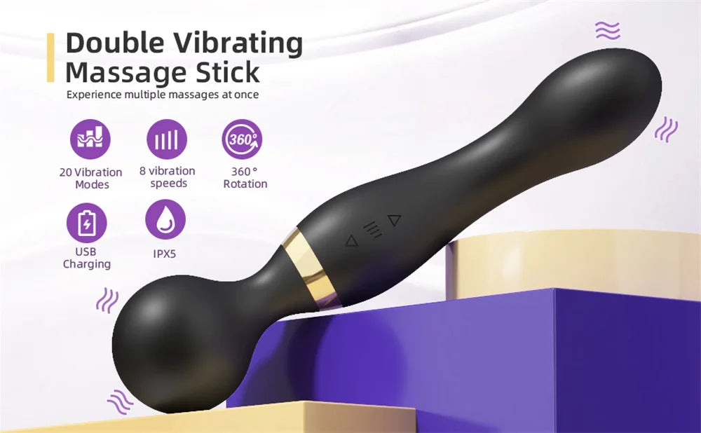 Powerful Wand Vibrators for Women Dildos AV Vibrator Magic Wand G Spot Massager Sex Toys Clitoris Stimulator Big AV for Adult 18