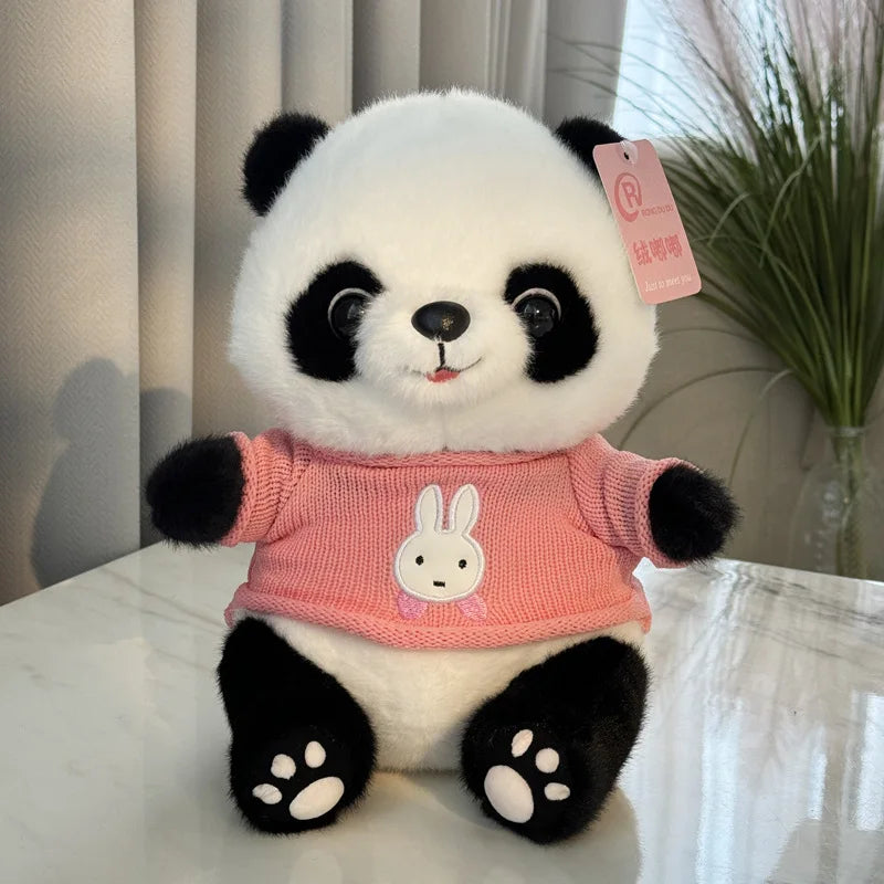 Hot Plush Stuffed Toy Panda Baby Cute Plush Doll Kawaii Panda Boys and Girls Birthday Children's Day Gift Room Decoration