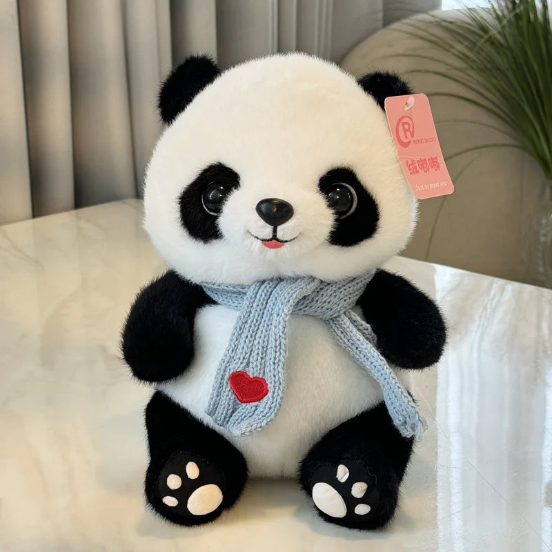 Hot Plush Stuffed Toy Panda Baby Cute Plush Doll Kawaii Panda Boys and Girls Birthday Children's Day Gift Room Decoration